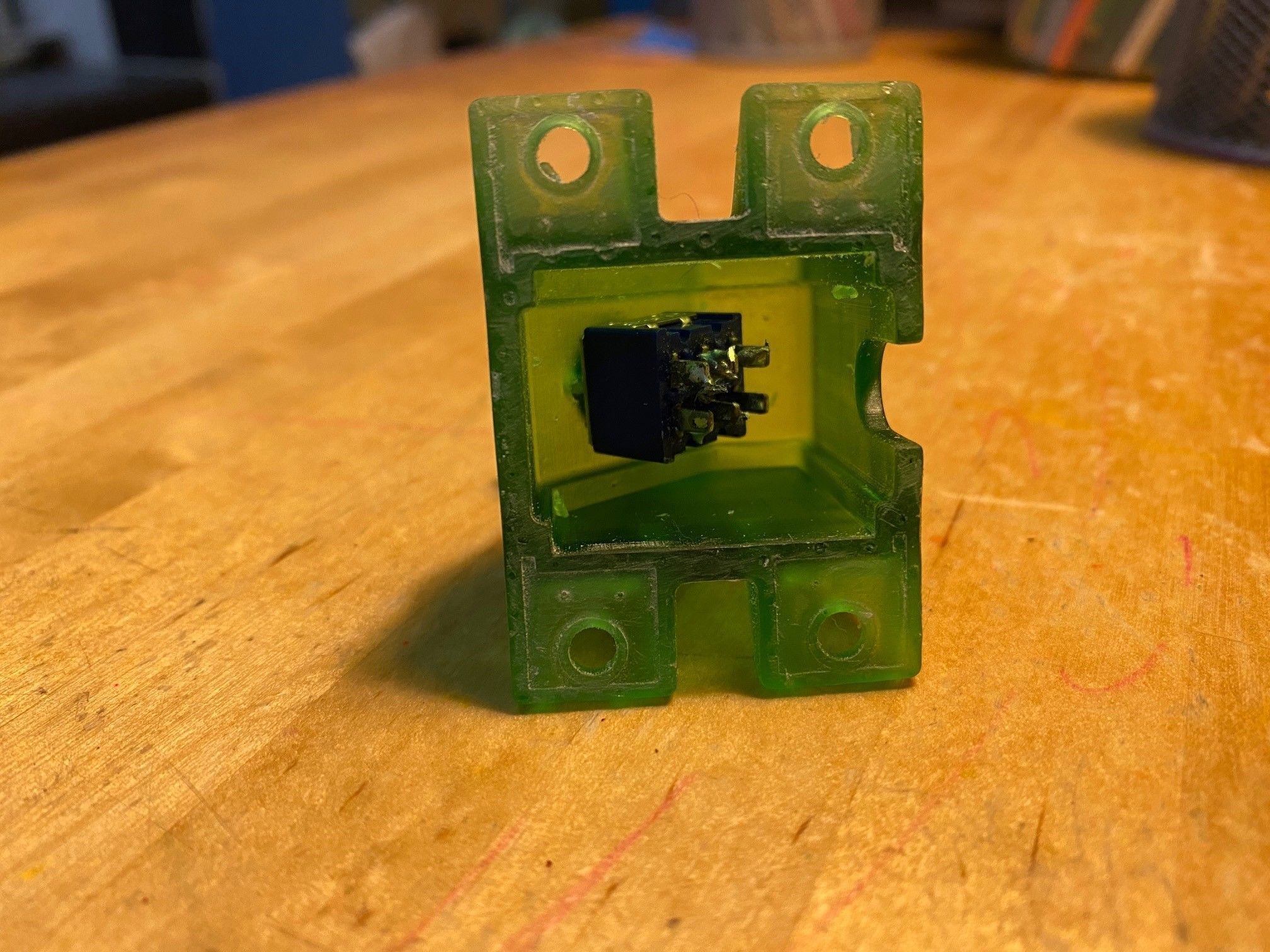 Toggle Switch Brackets 45 Degree 1-4 holes for switches 3D print model_6