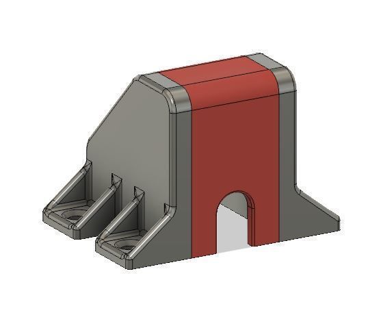 Toggle Switch Brackets 45 Degree 1-4 holes for switches 3D print model_13