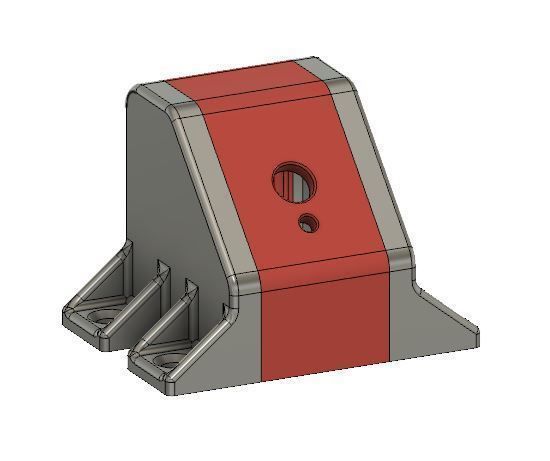 Toggle Switch Brackets 45 Degree 1-4 holes for switches 3D print model_9