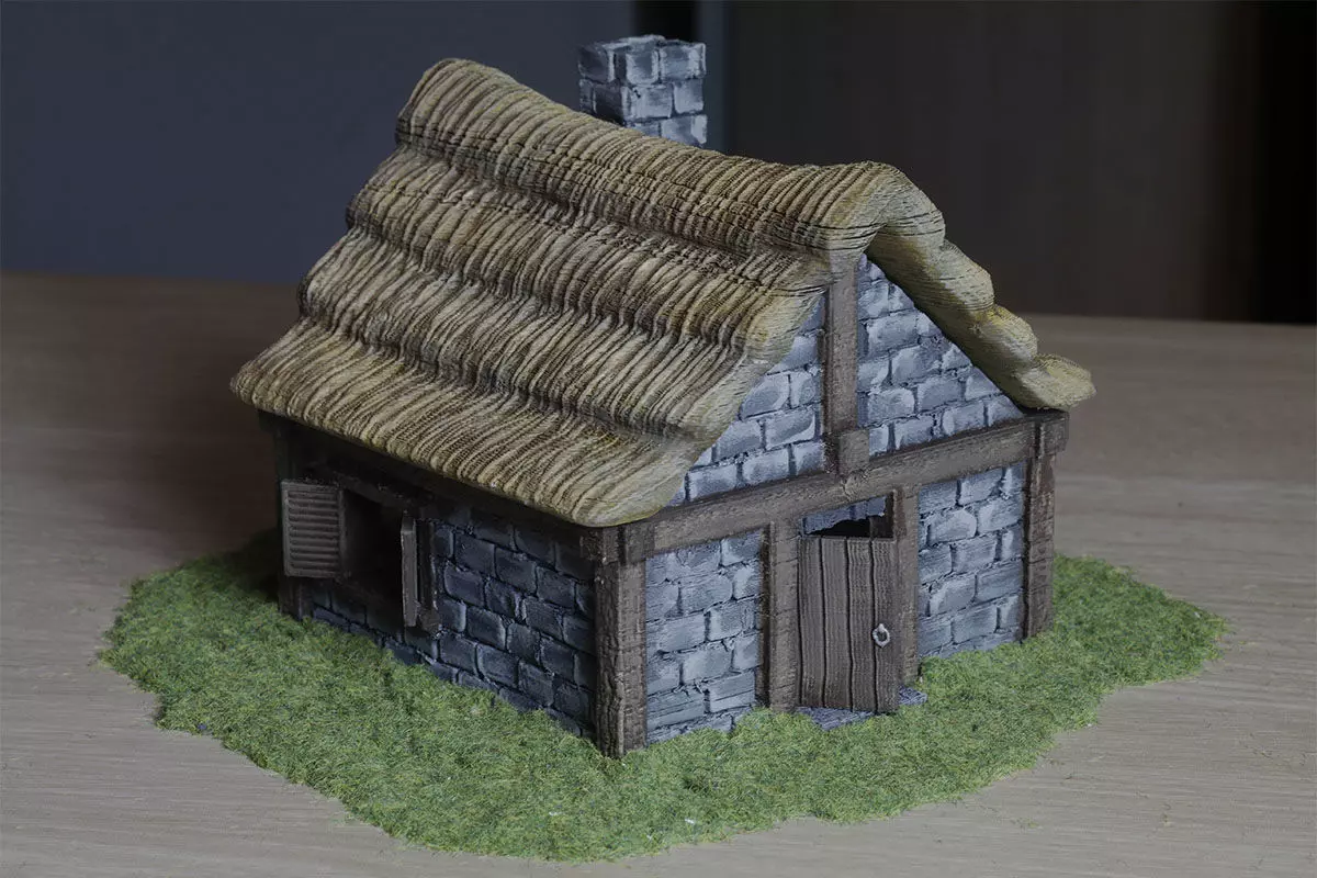 Medieval country cottage Free 3D print model