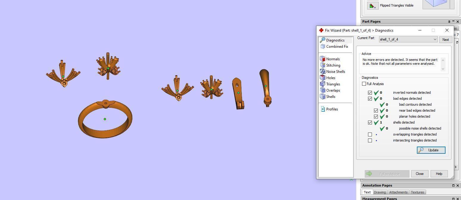 Ring and Earrings  3D print model_10