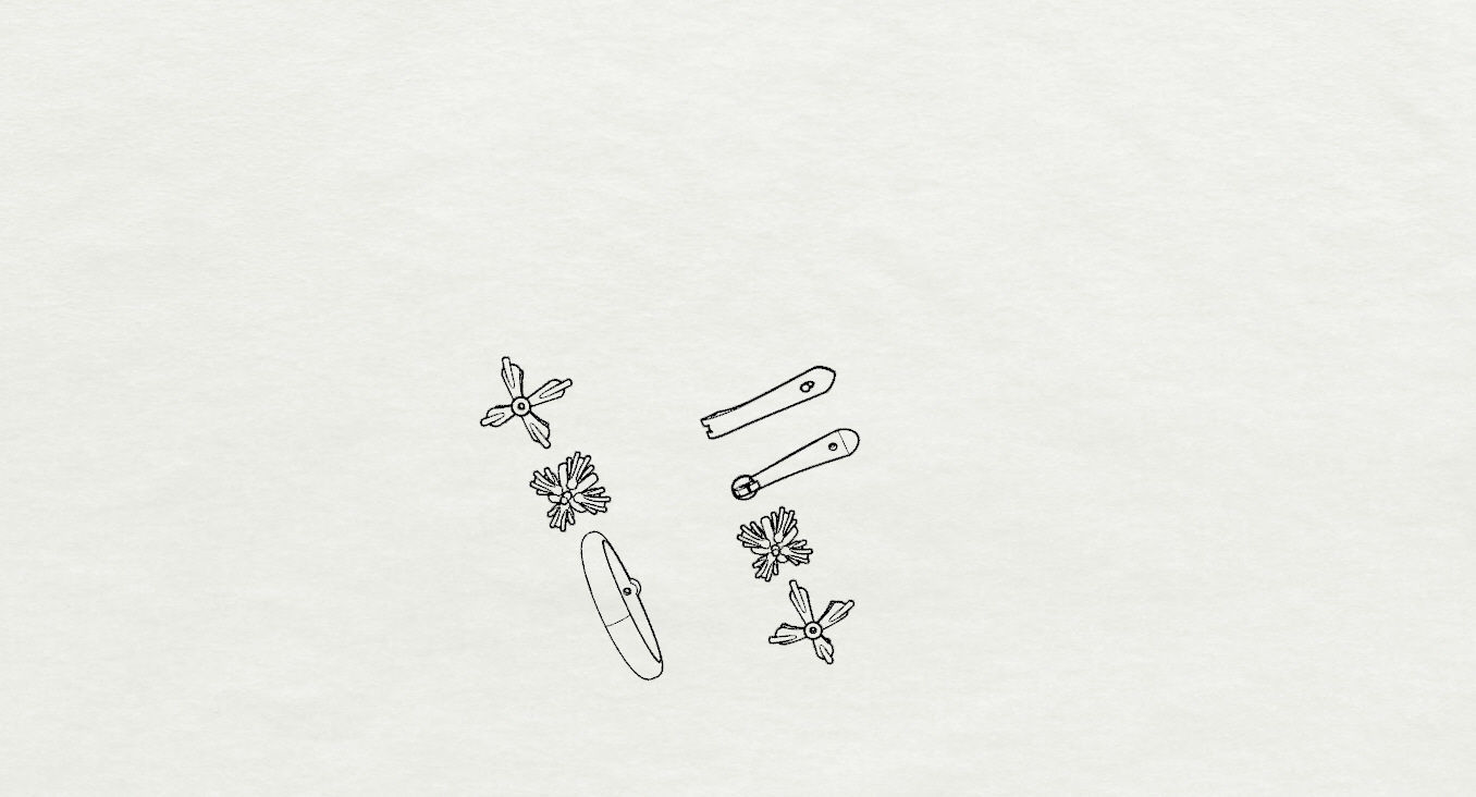 Ring and Earrings  3D print model_25