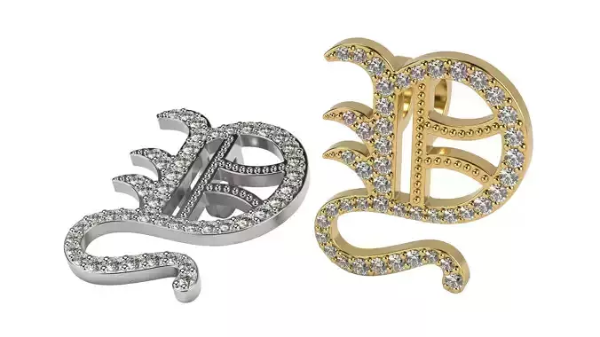 Old English Y stone and solid