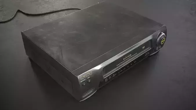 Video Player VCR VHS Low-poly 3D model