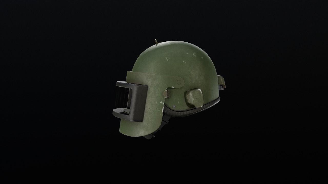 Altyn helmet Low-poly 3D model_2
