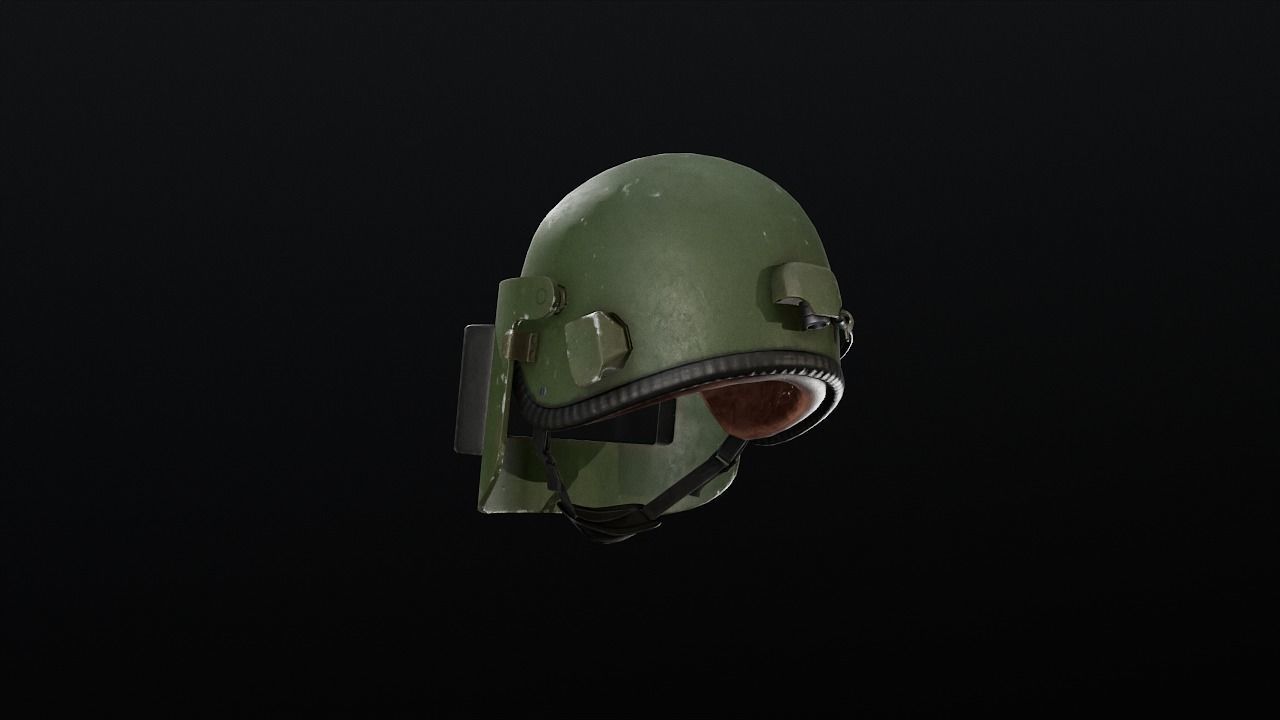 Altyn helmet Low-poly 3D model_3