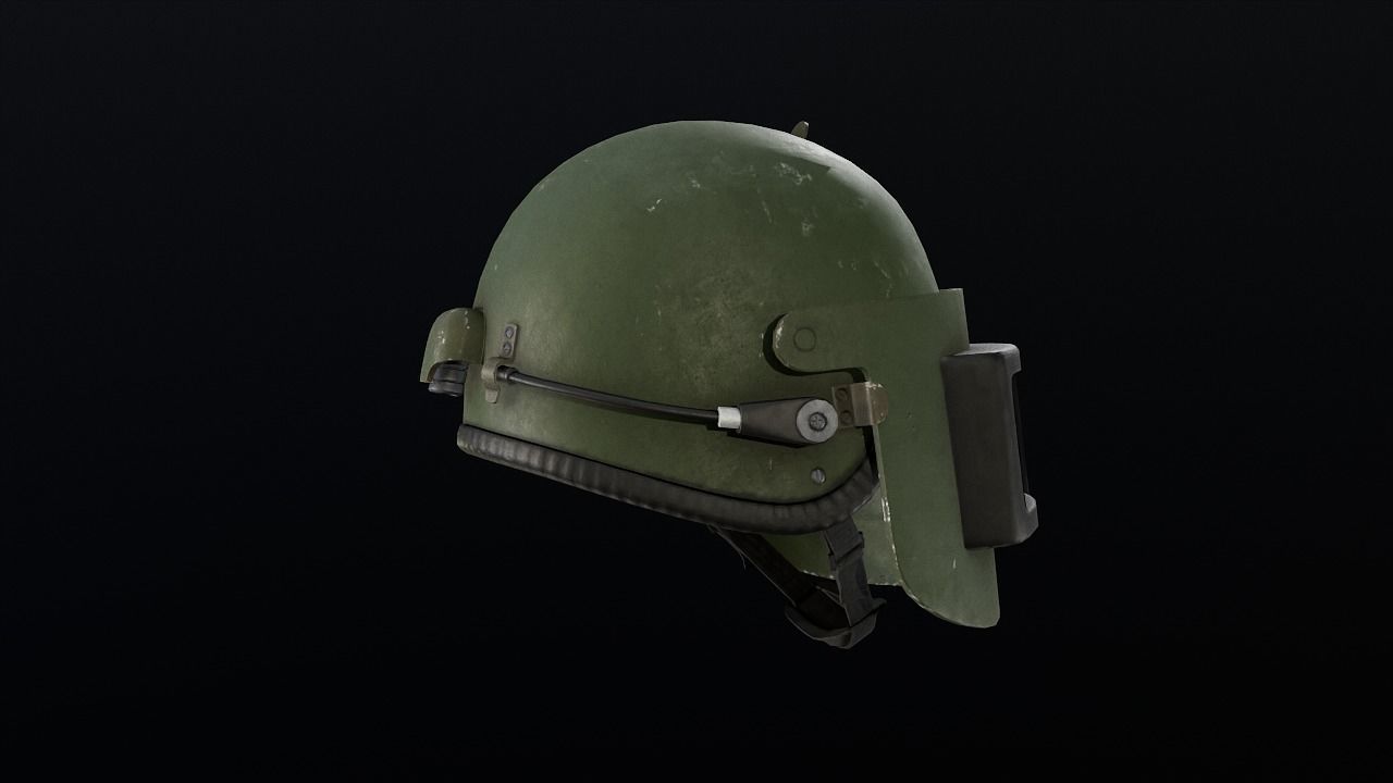 Altyn helmet Low-poly 3D model_4