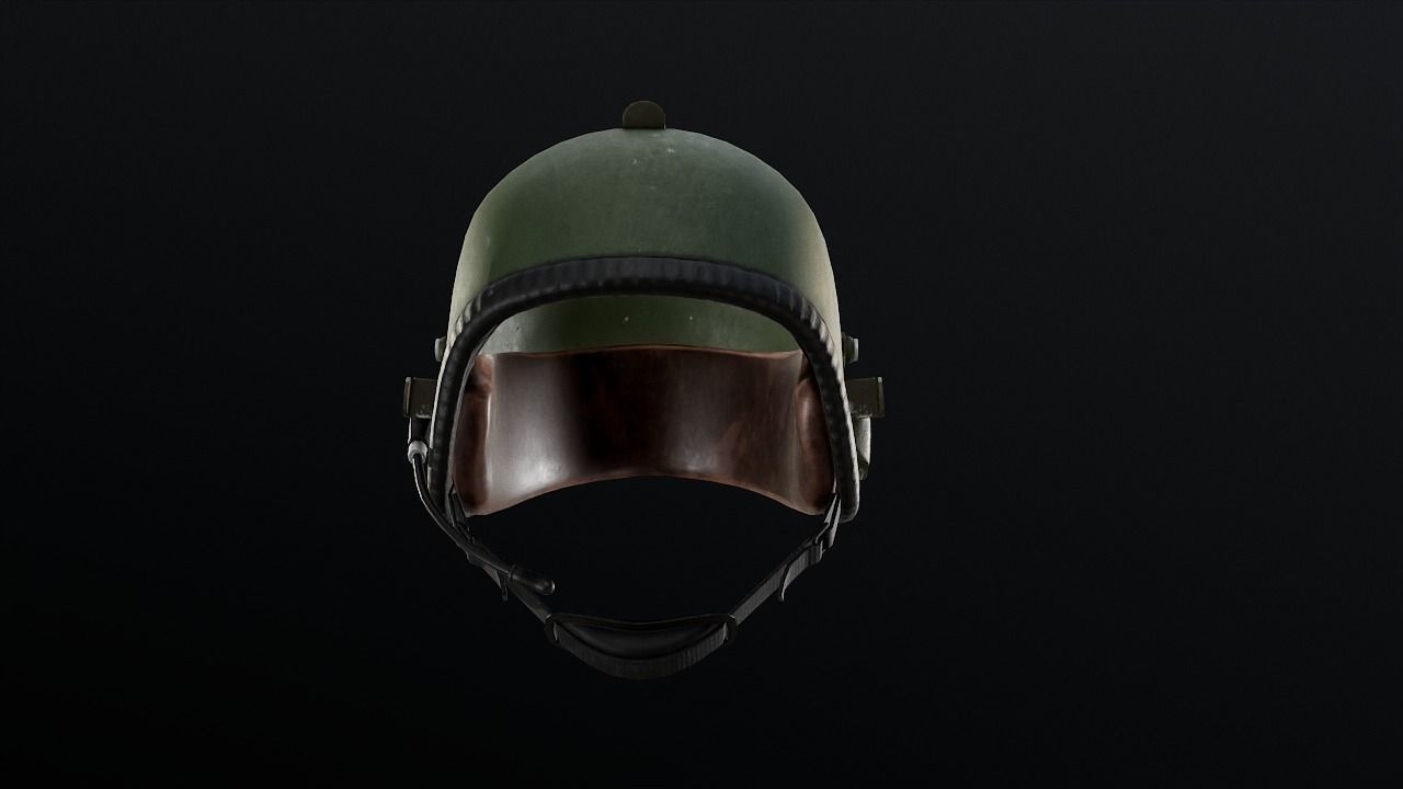 Altyn helmet Low-poly 3D model_6