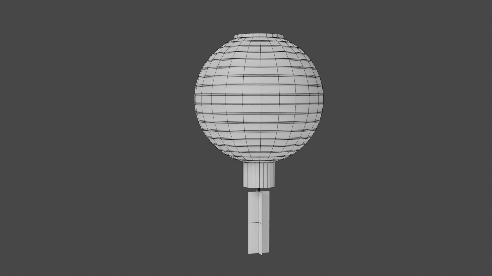 Chinese Lantern Low-poly 3D model_16