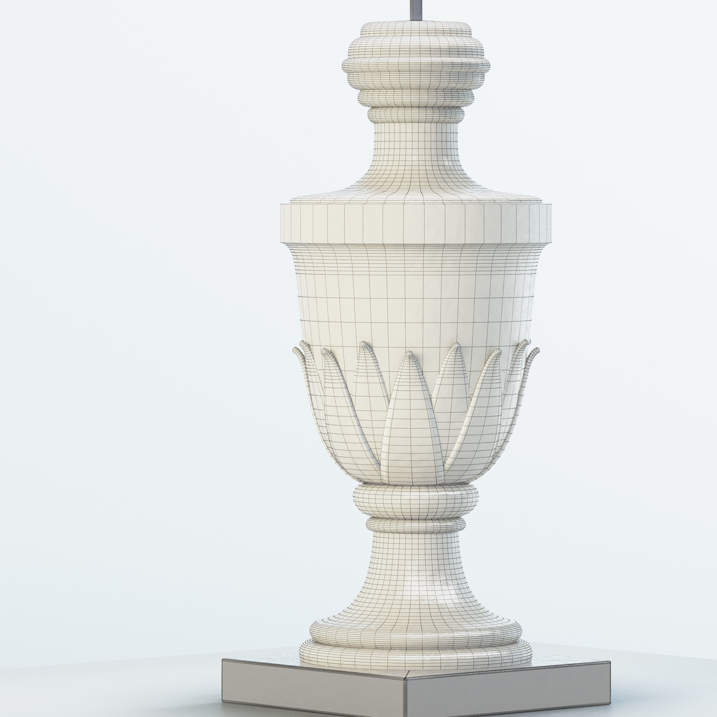 Classical Table Lamp 3D model_6