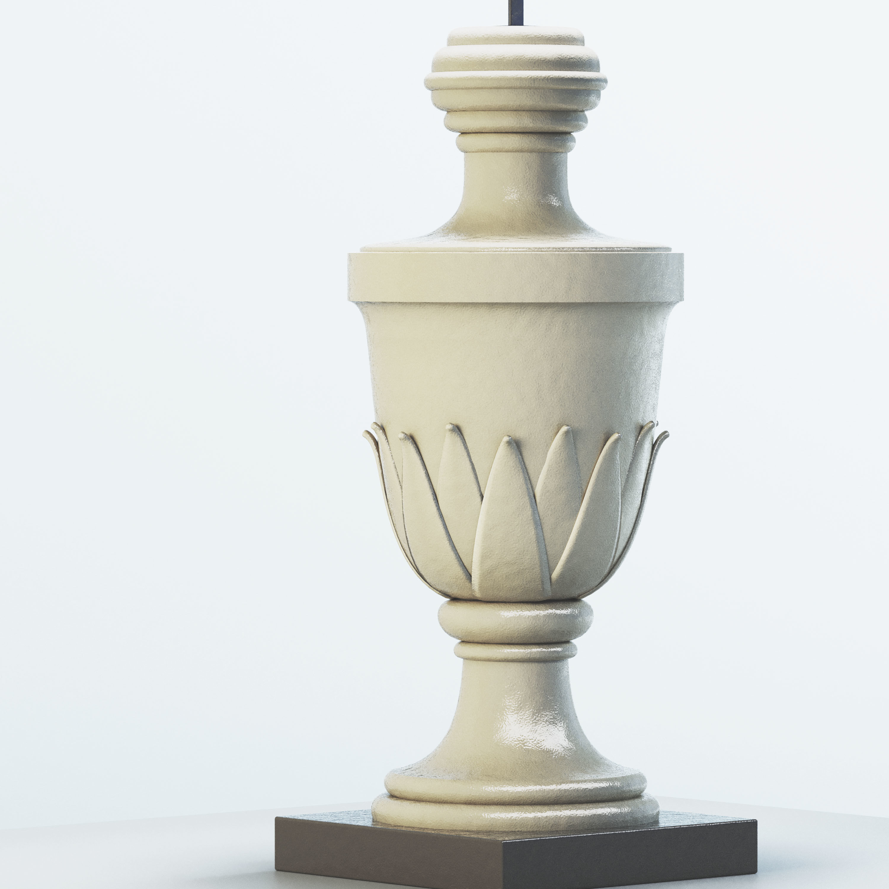 Classical Table Lamp 3D model_2