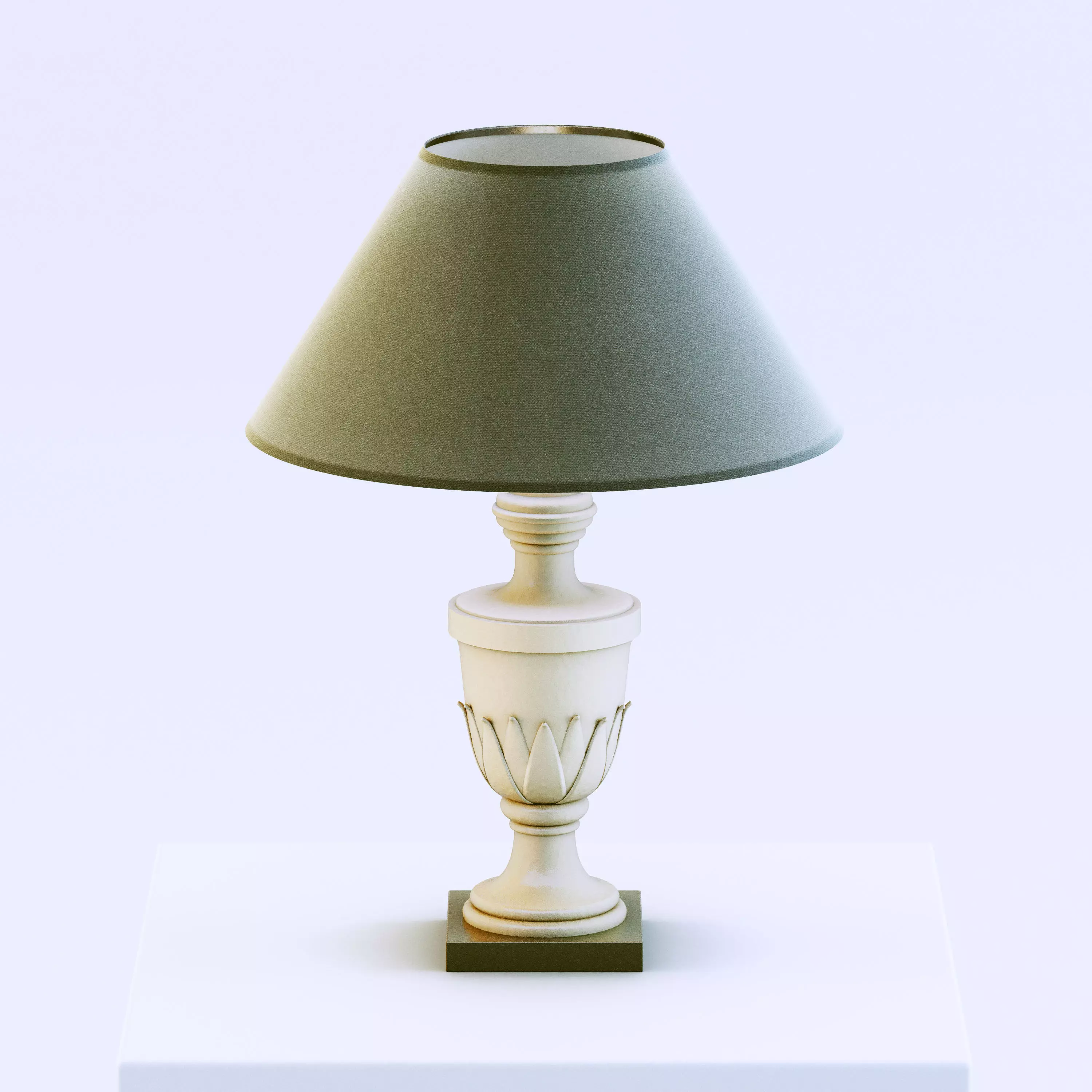 Classical Table Lamp 3D model_0