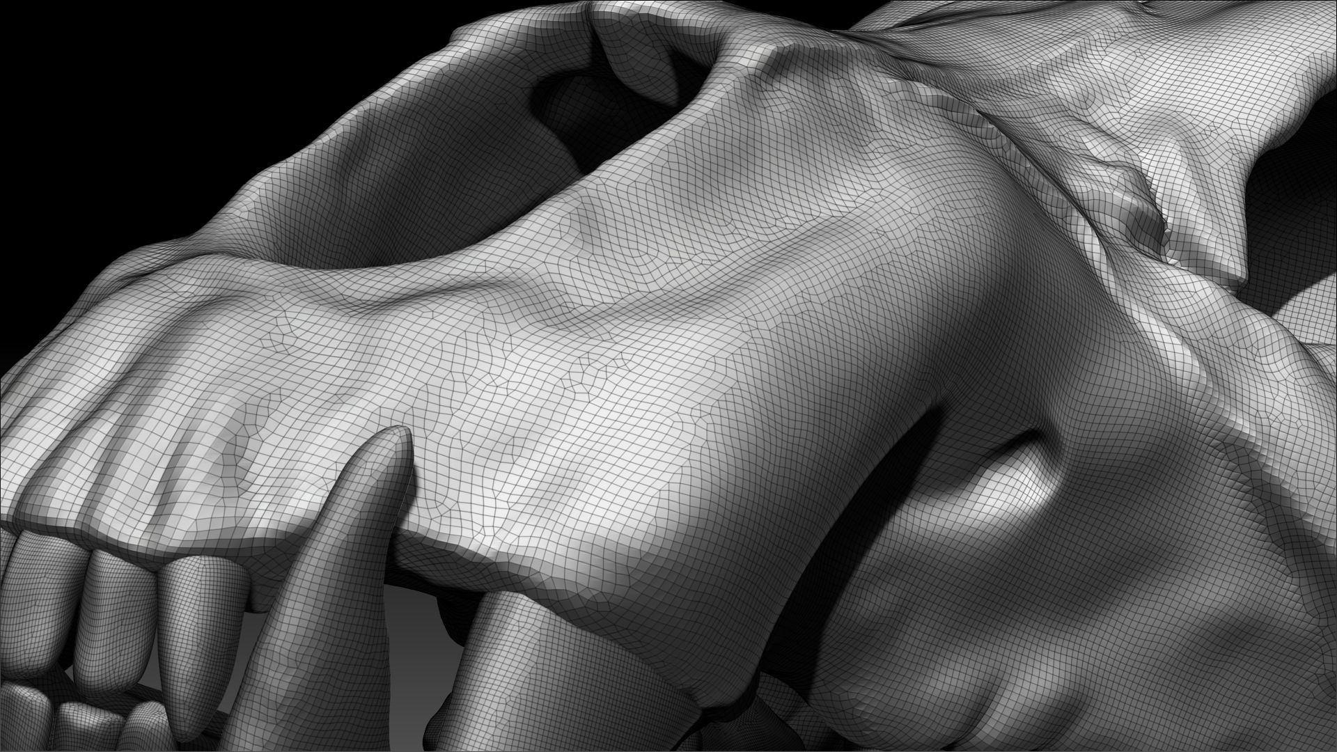 Lion Skull Sculpt Project 3D model_11