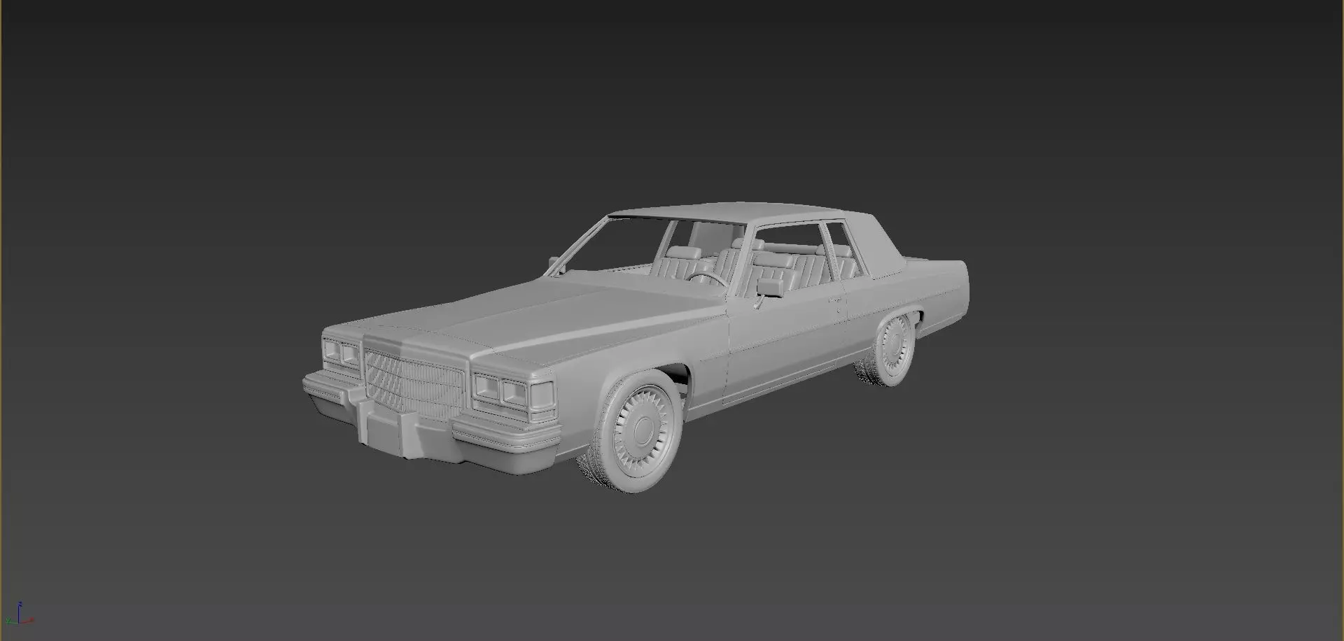 Cadillac Deville 1983 Coupe 3D print model