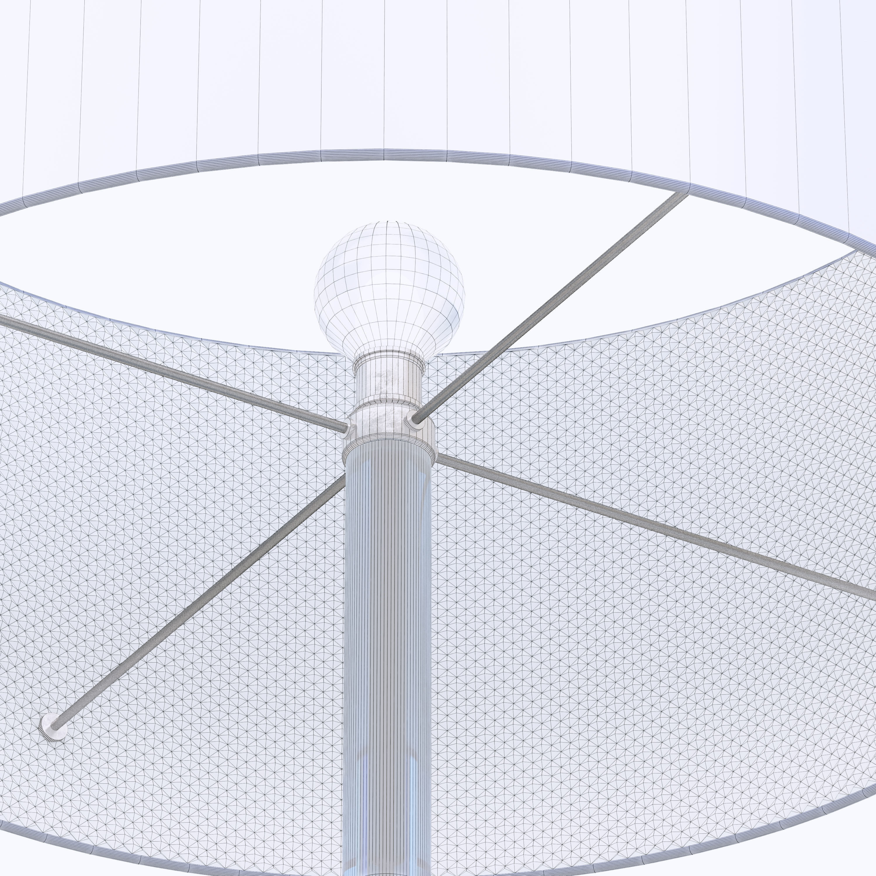 Retro Style table top Lamp 3D model_7