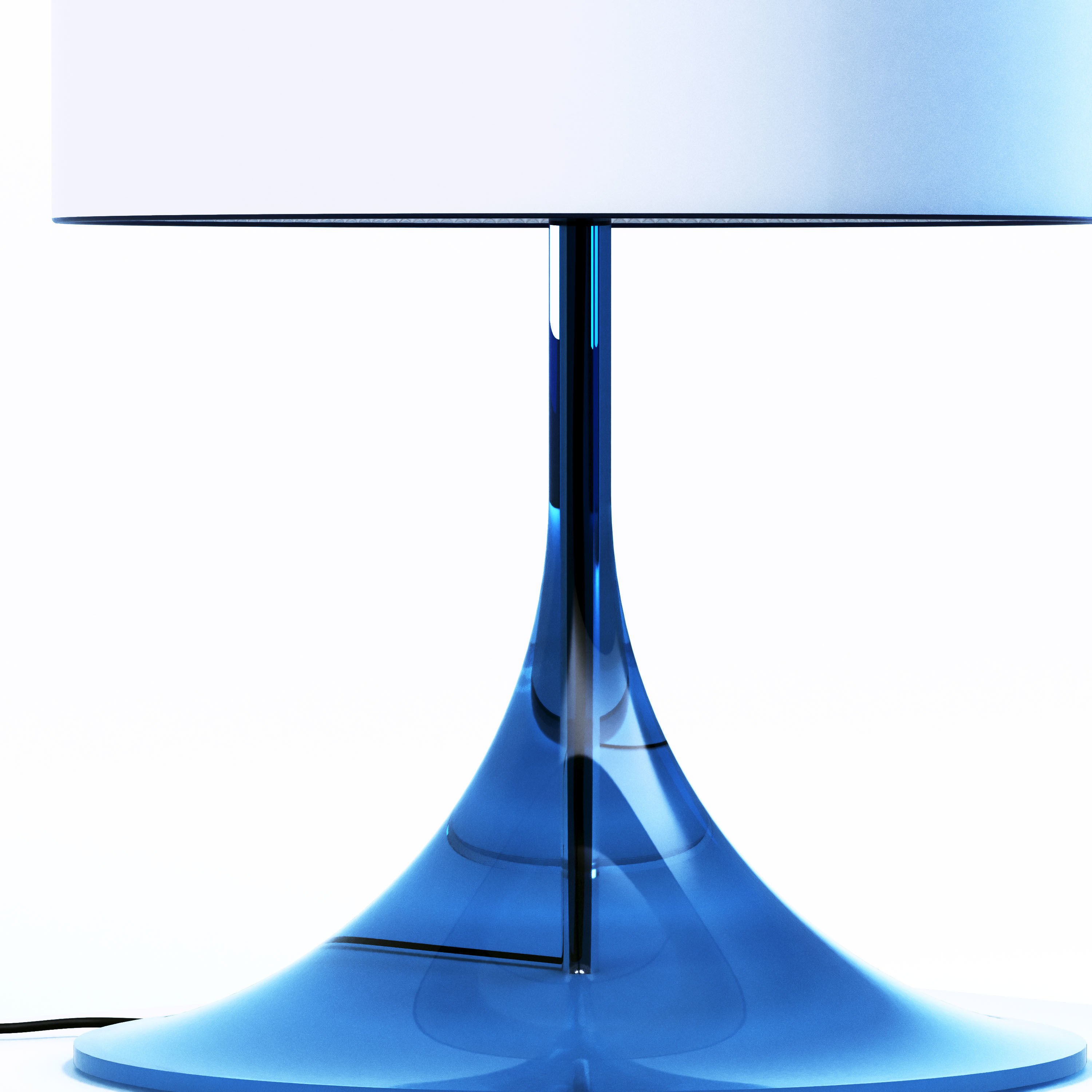 Retro Style table top Lamp 3D model_2