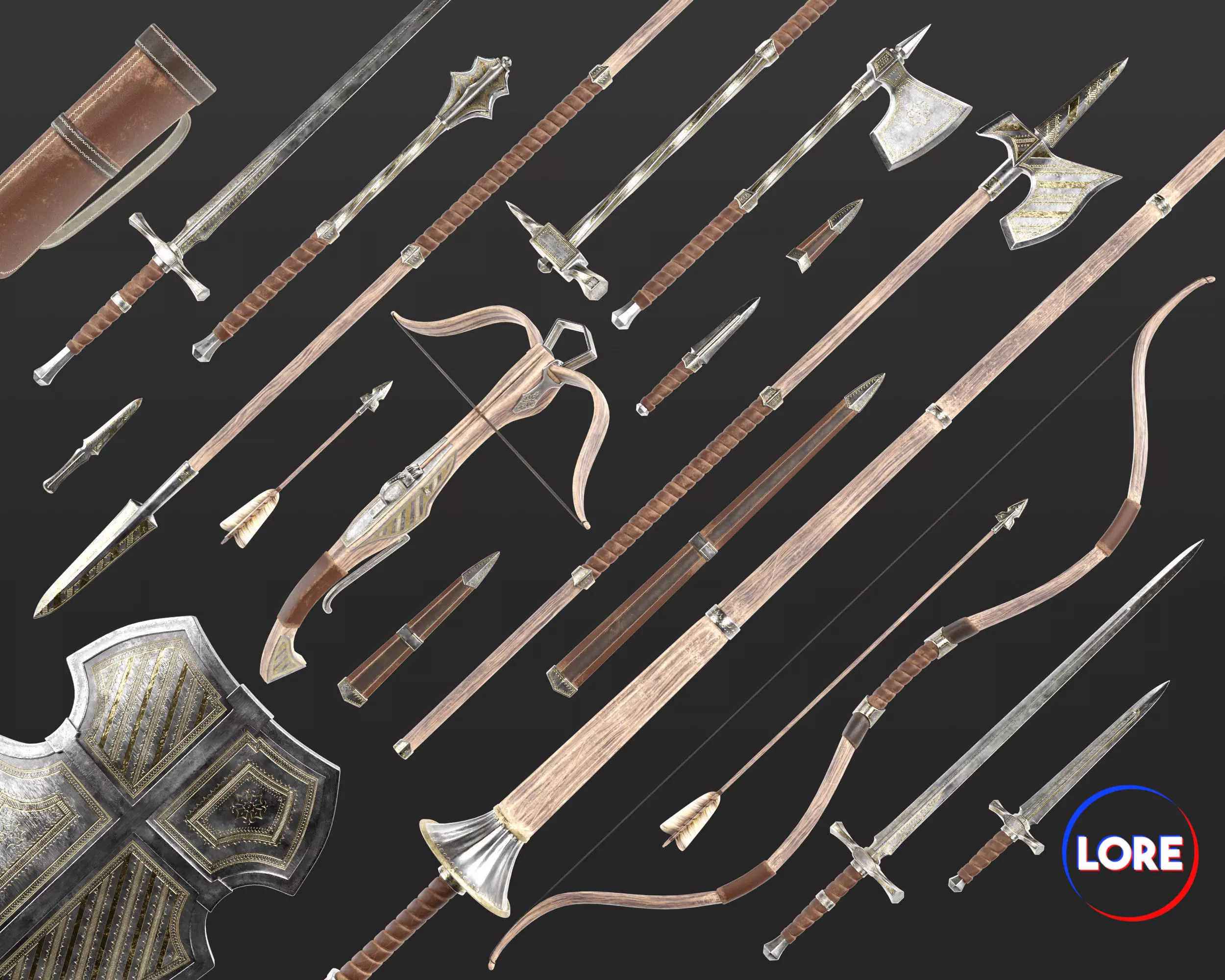 Medieval Collection Noble Weapons Set _0