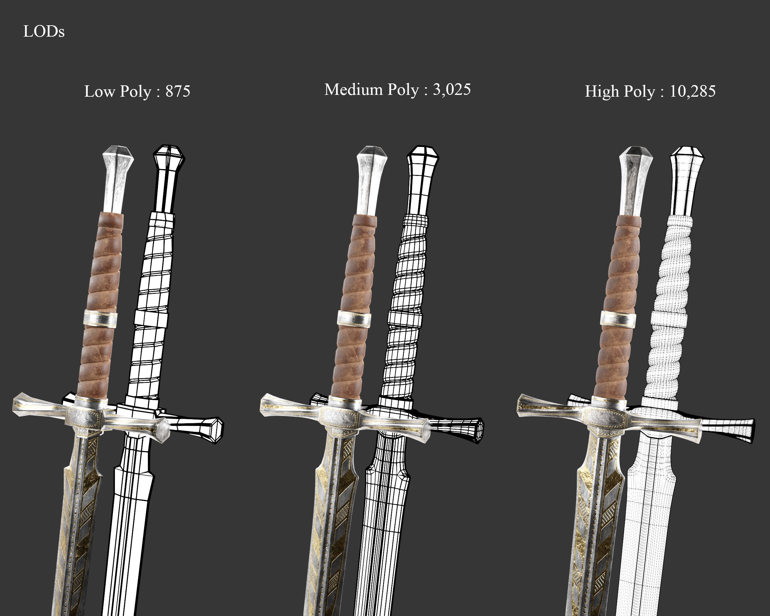Medieval Collection Noble Weapons Set _20