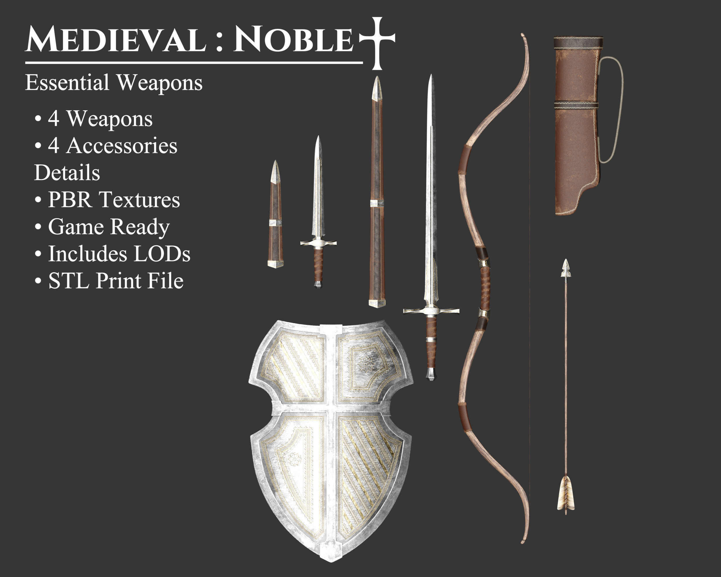 Medieval Collection Noble Essential Weapons _1