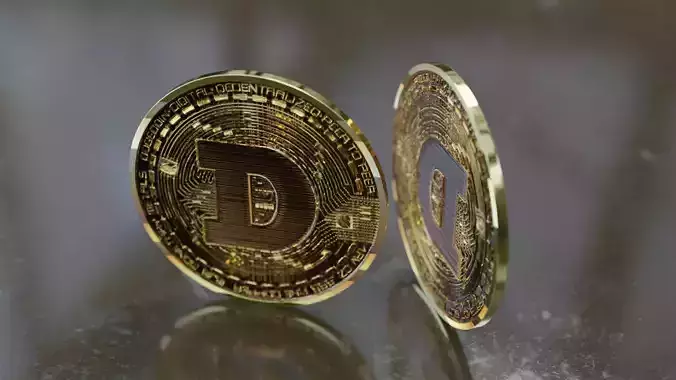 High Low Detail Dogecoin - Cryptocurrency 3D model High Low Detail Dogecoin - Cryptocurrency 3D model