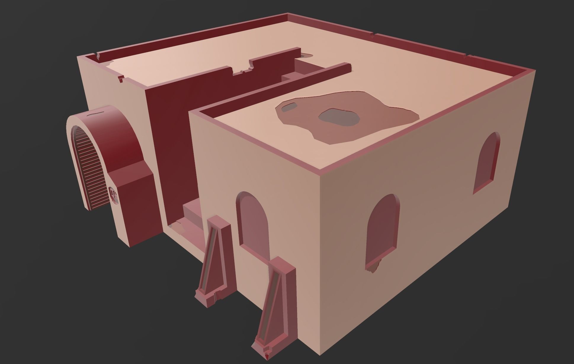 Star Wars Legion - Tatooine House3 - 1 Story 3D model_11