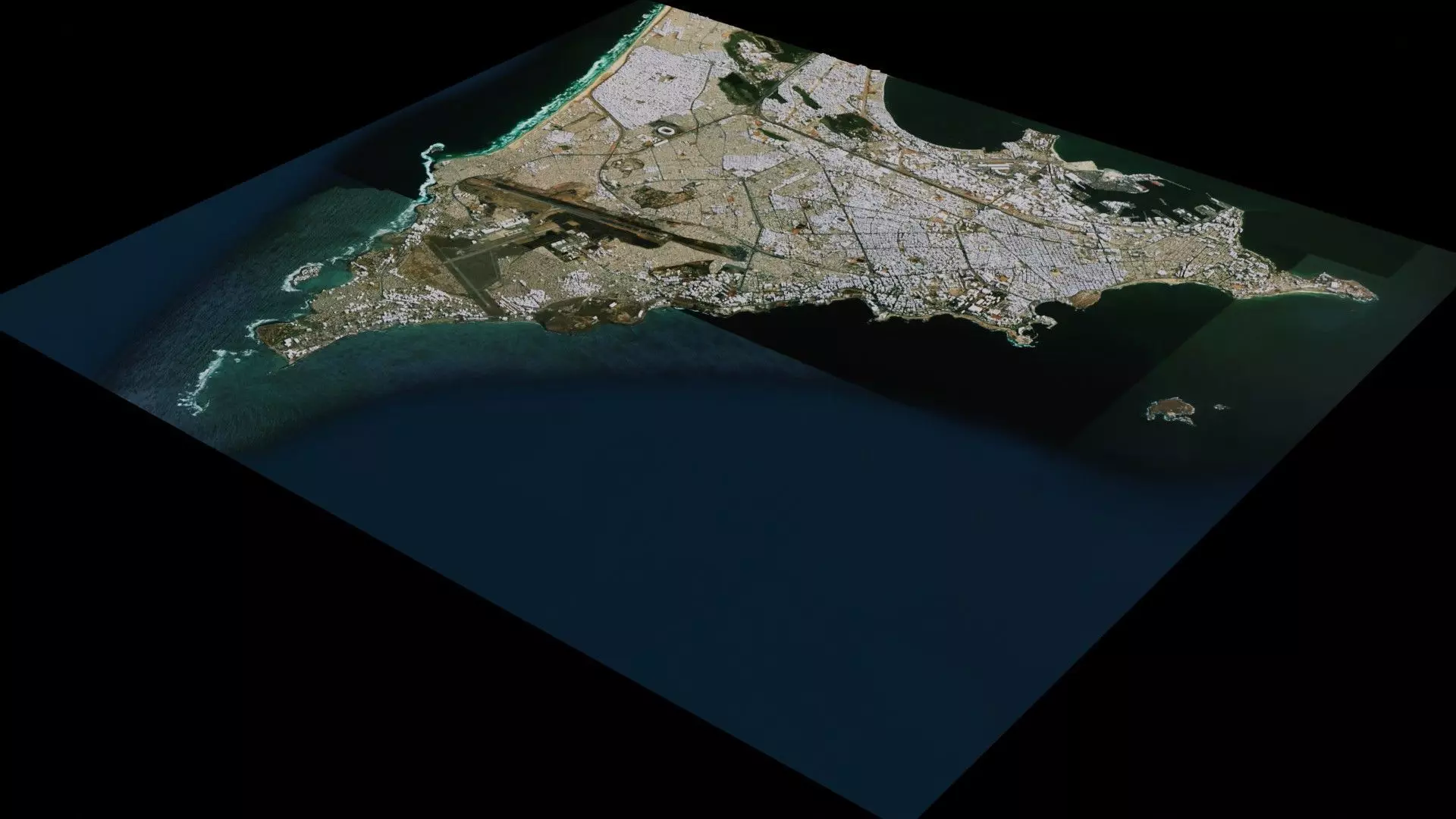 Dakar - Senegal 3D model_0