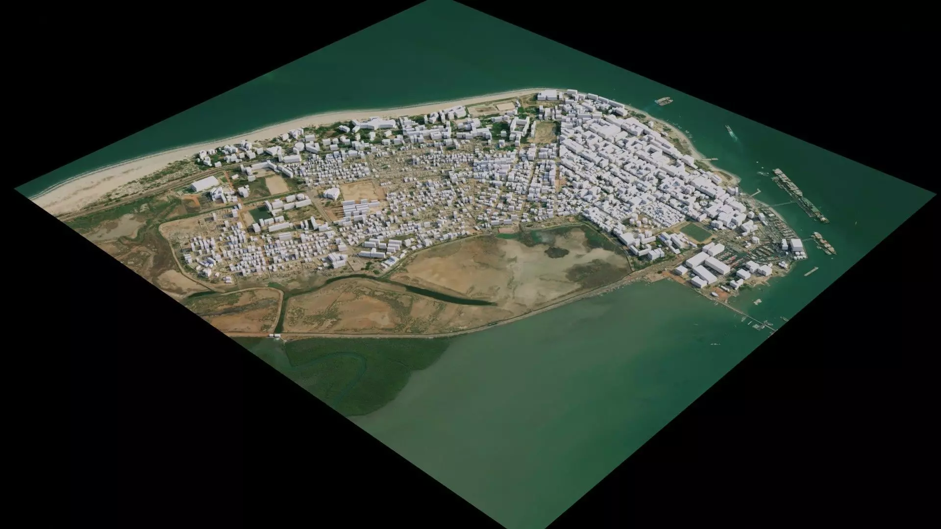 Banjul - Gambia 3D model_0