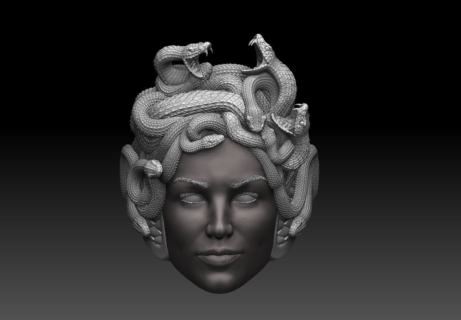 medusa ring 3D print model 3D print model 3D print model_4