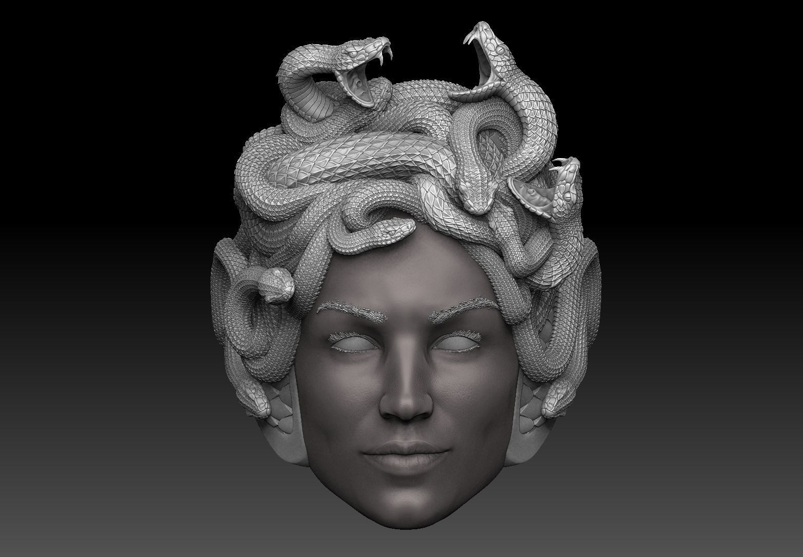 medusa ring 3D print model 3D print model 3D print model_8