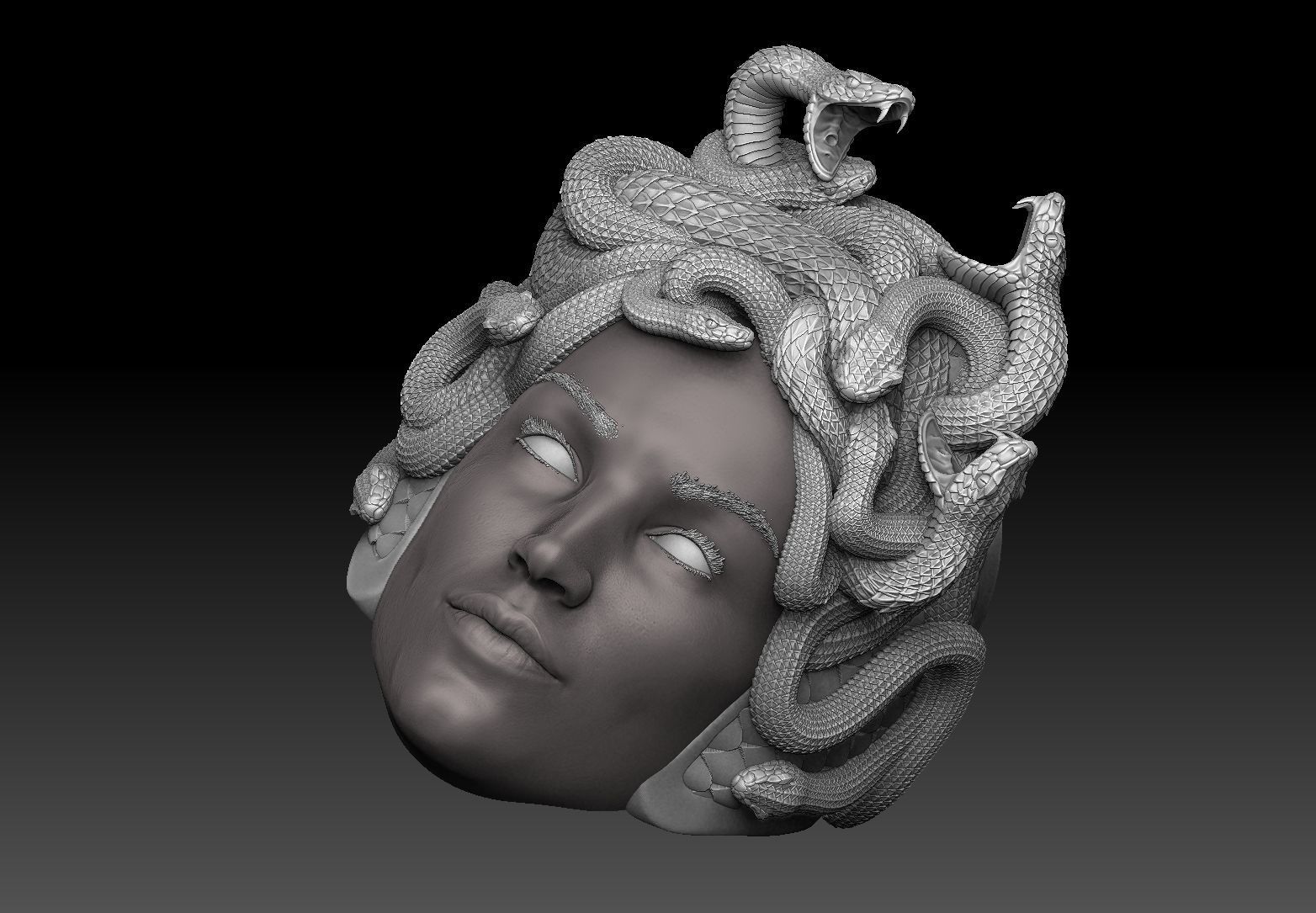 medusa ring 3D print model 3D print model 3D print model_3