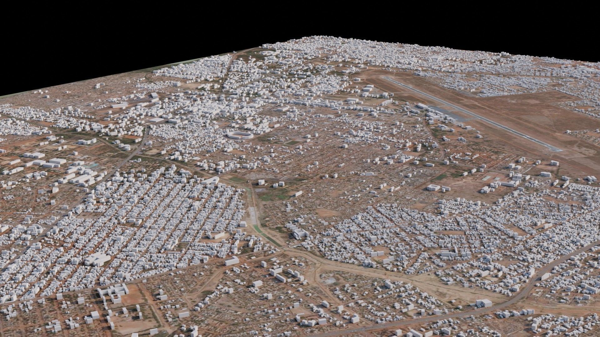 Ouagadougou - Burkina Faso 3D model_1