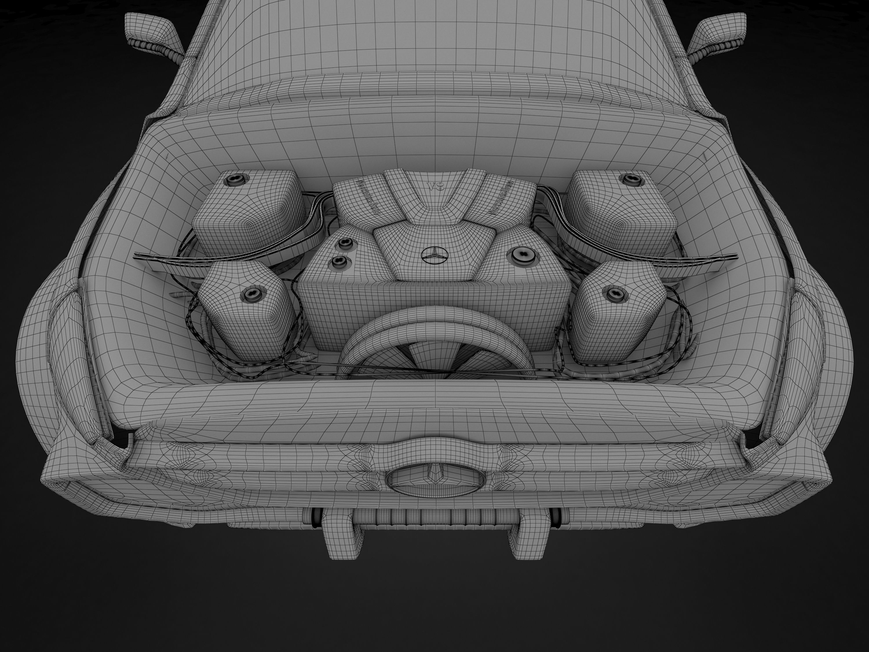 Mercedes-Benz X-Class Low-poly 3D model_7