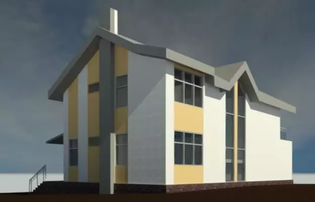 Countryside house 1 3D model_0
