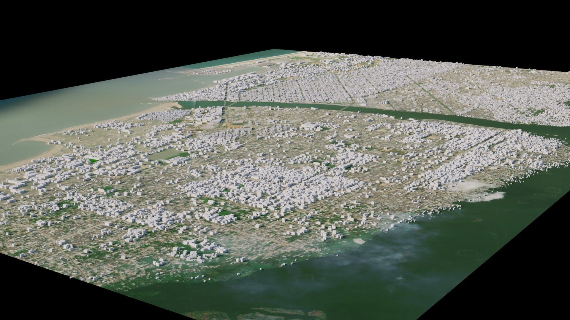 Cotonou - Benin 3D model_1