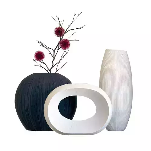 Crate and Barrel Alura Vases