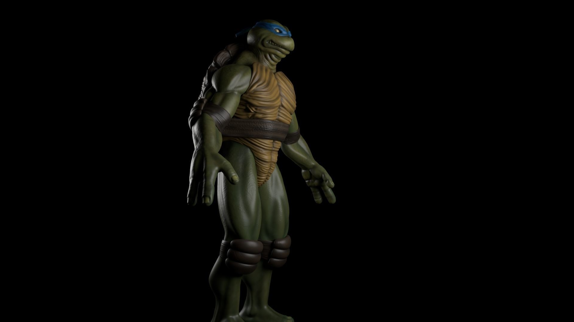 Teenage Mutant Ninja Turtles Leonardo 3D model_4