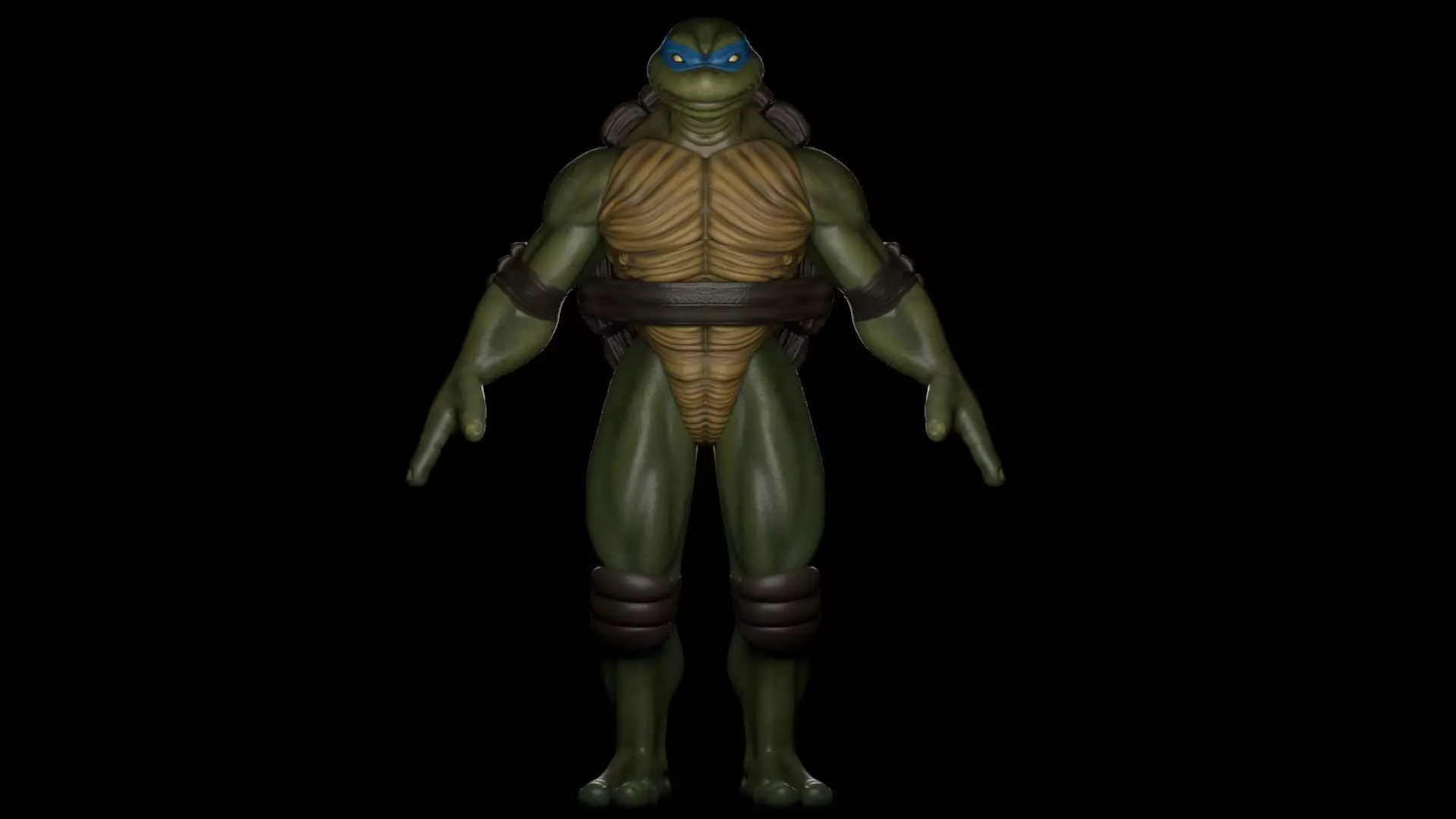 Teenage Mutant Ninja Turtles Leonardo 3D model_0