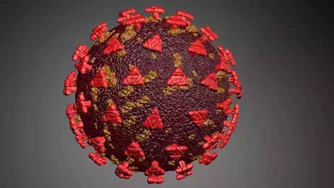 covid 19 corona biological medical epidemic 3d