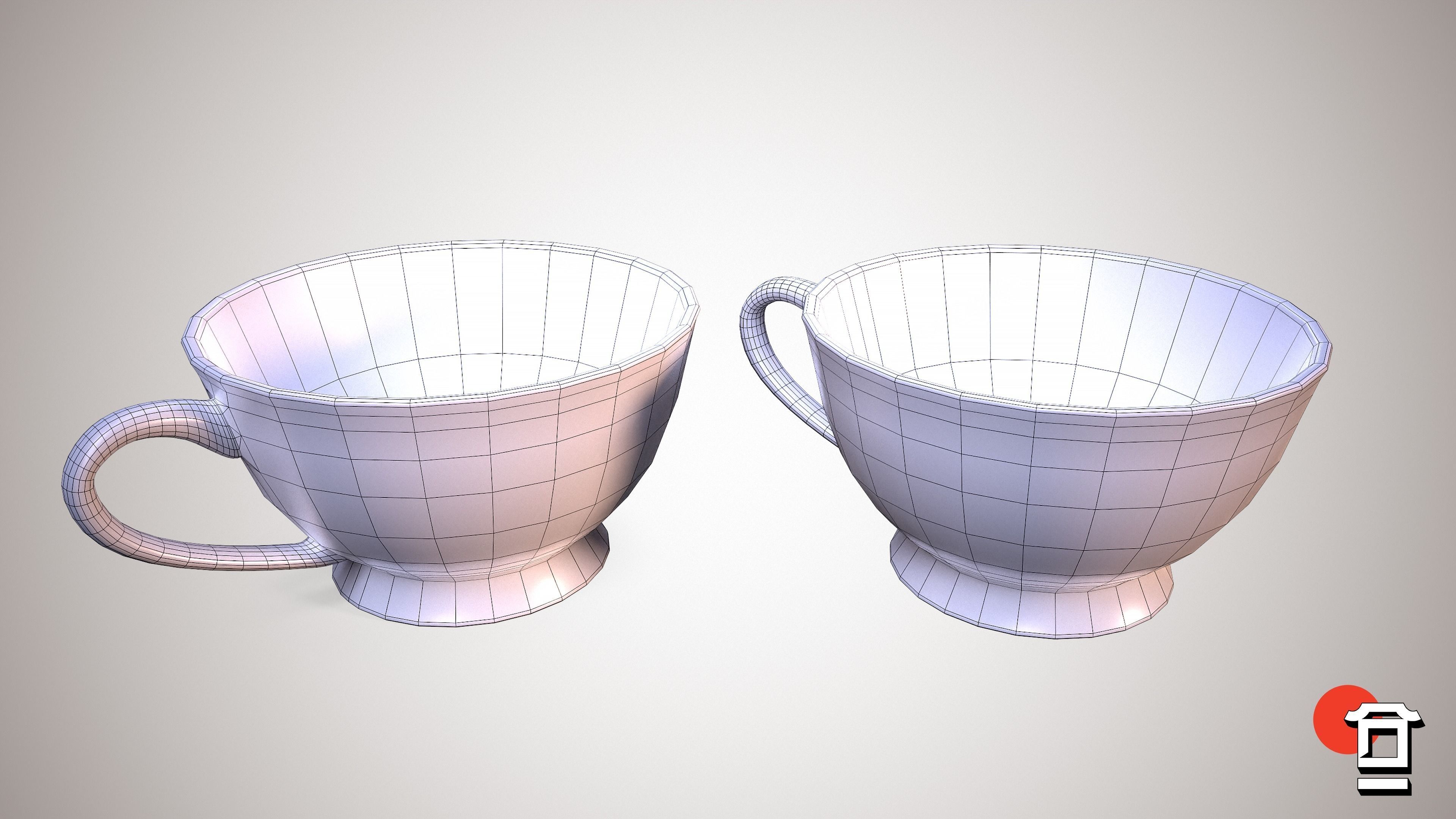 Artisan Mug - PBR Game Ready - Free low-poly 3D model_3