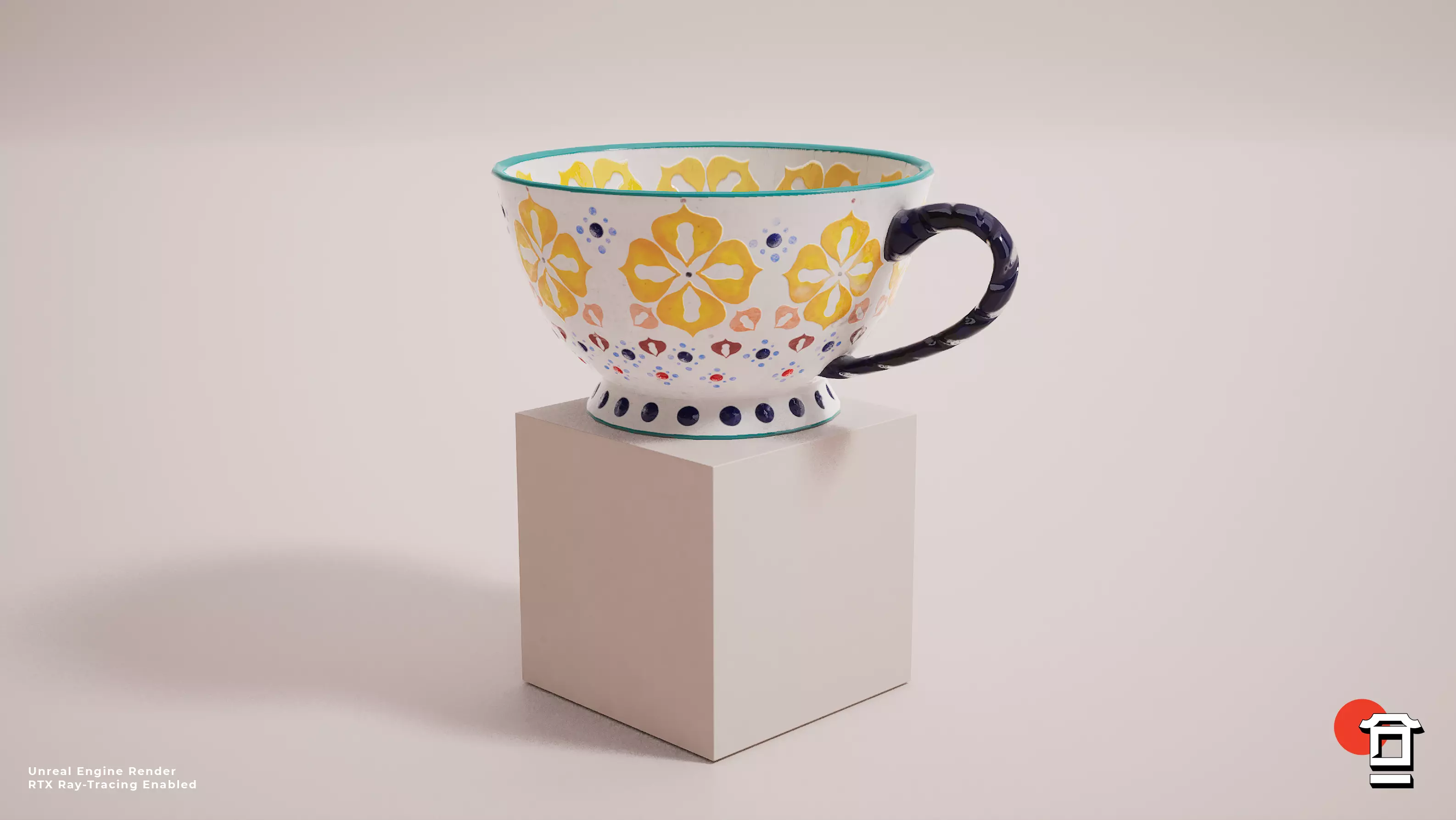 Artisan Mug - PBR Game Ready - Free low-poly 3D model_0