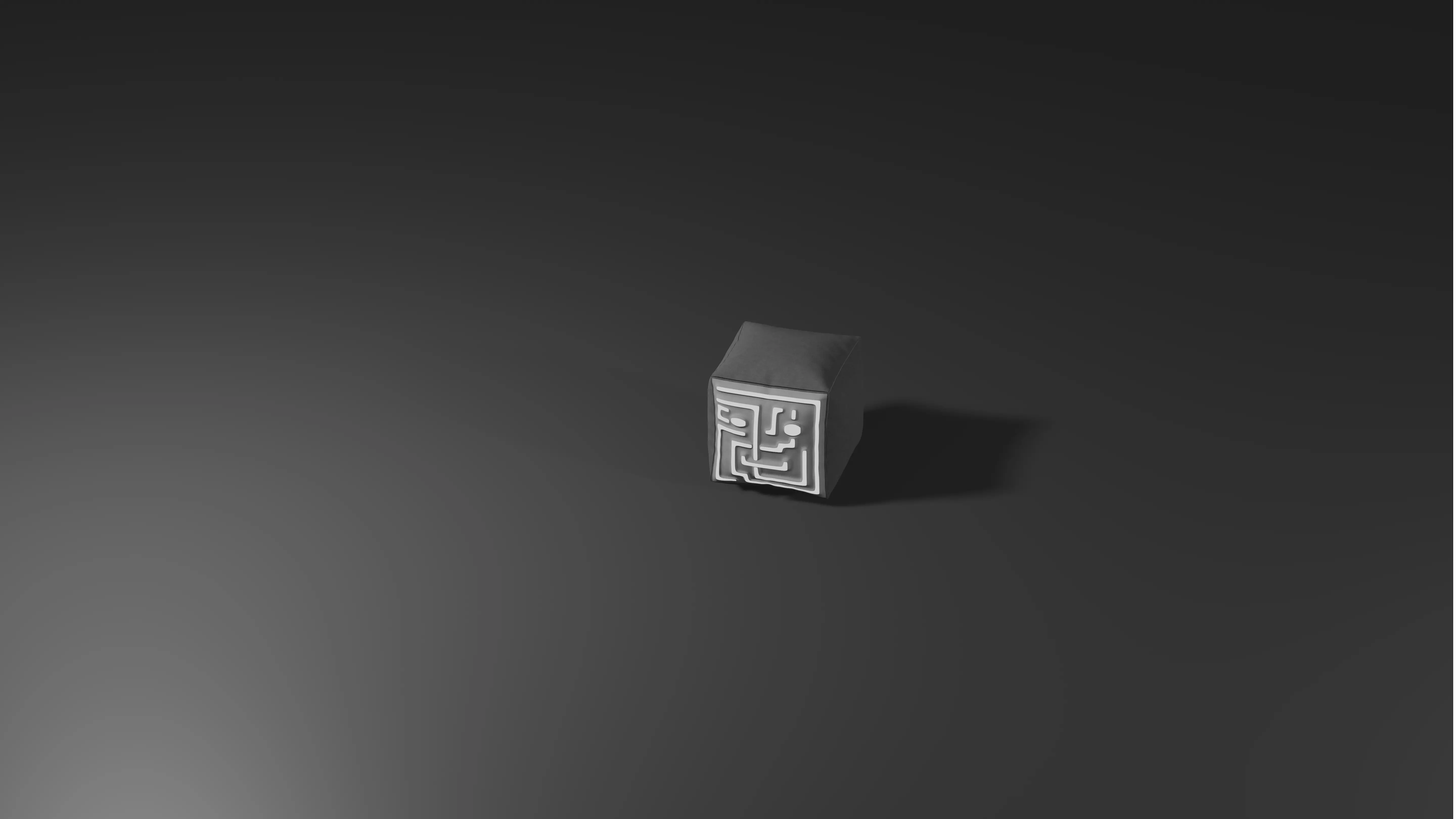 square top pillow Free low-poly 3D model