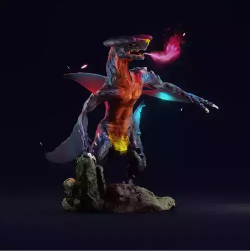 Garchomp 3D Print dragon