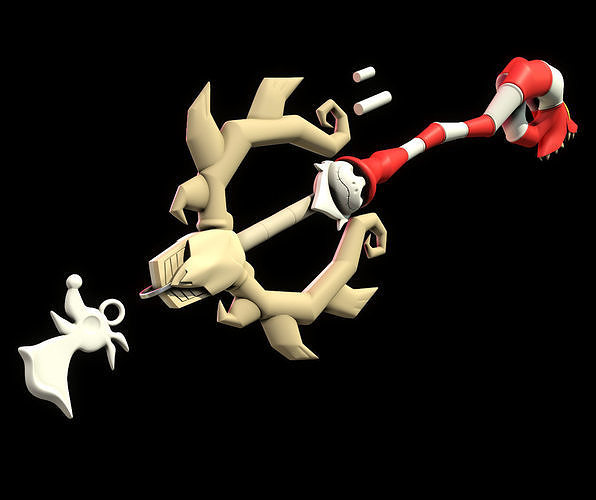 Kingdom Hearts - Decisive Pumpkin Keyblade Free 3D print model