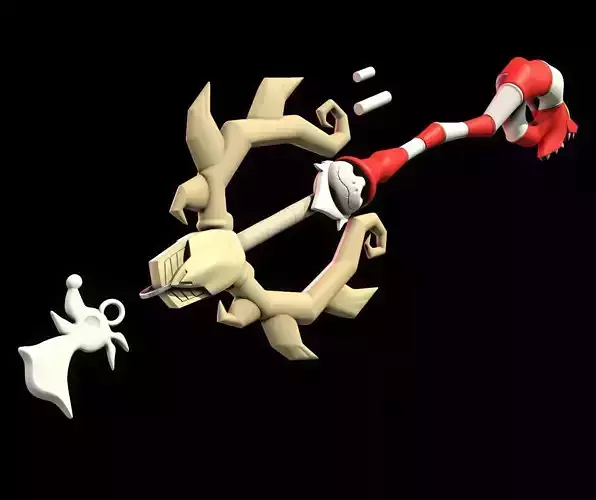Kingdom Hearts - Decisive Pumpkin Keyblade Free 3D print model
