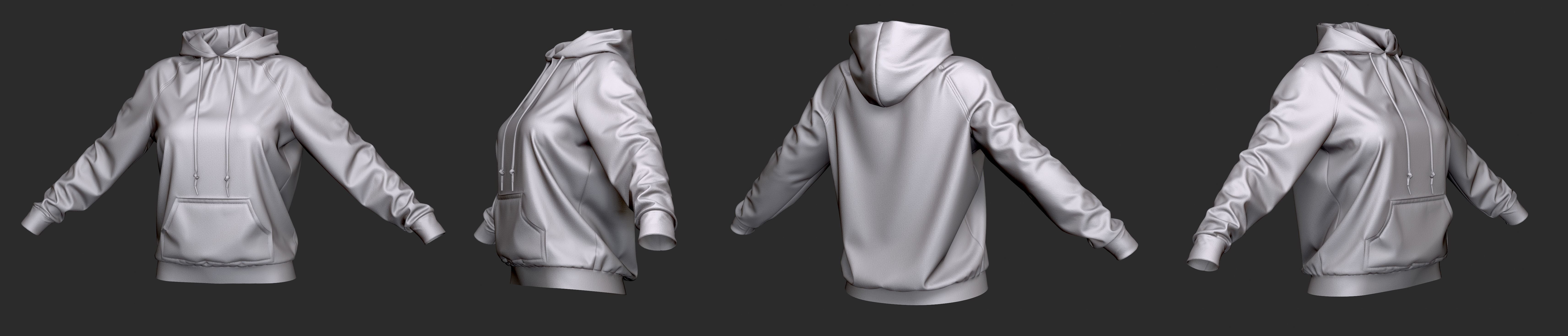 Hoodie 3D model_1