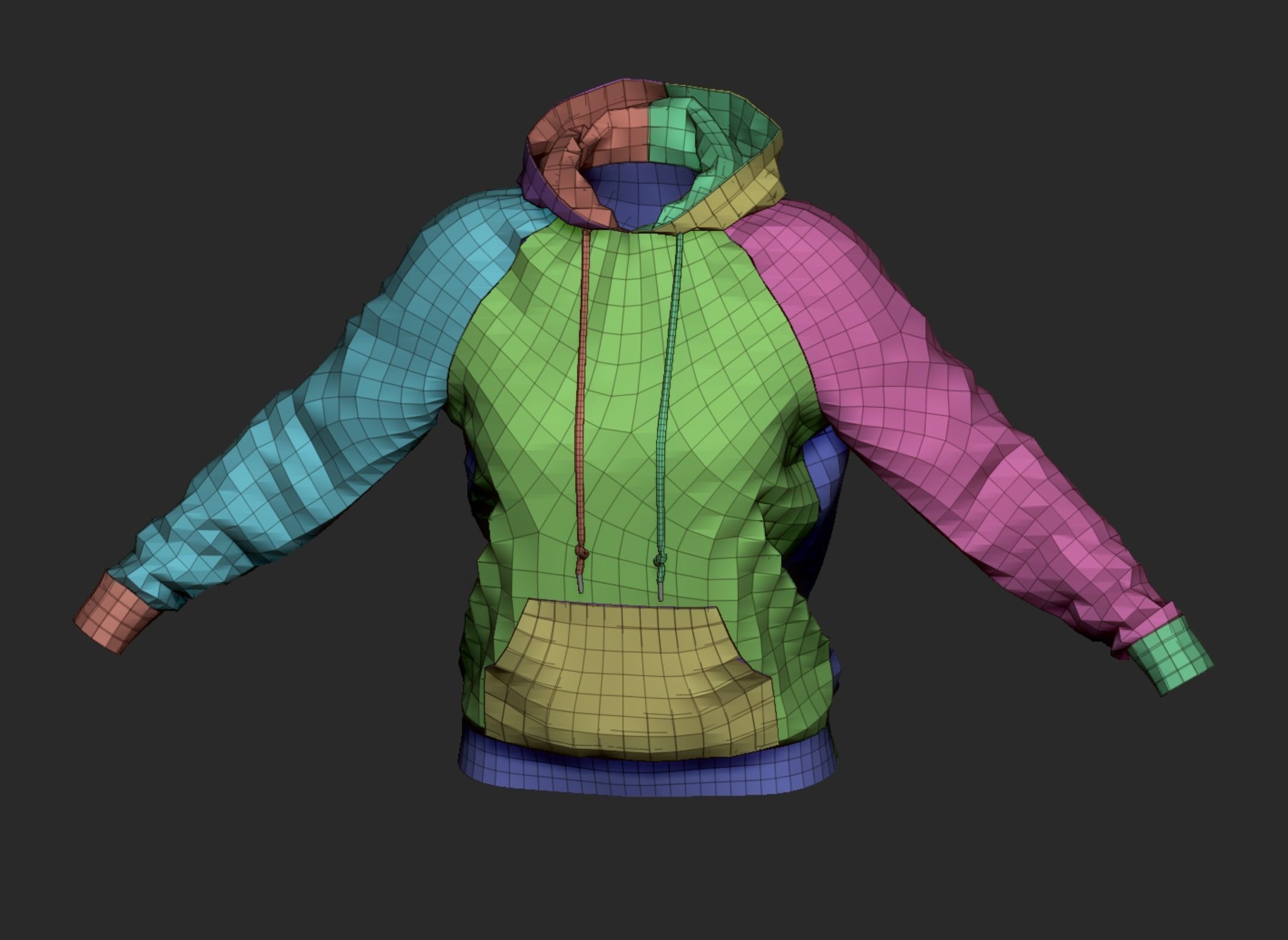 Hoodie 3D model_4