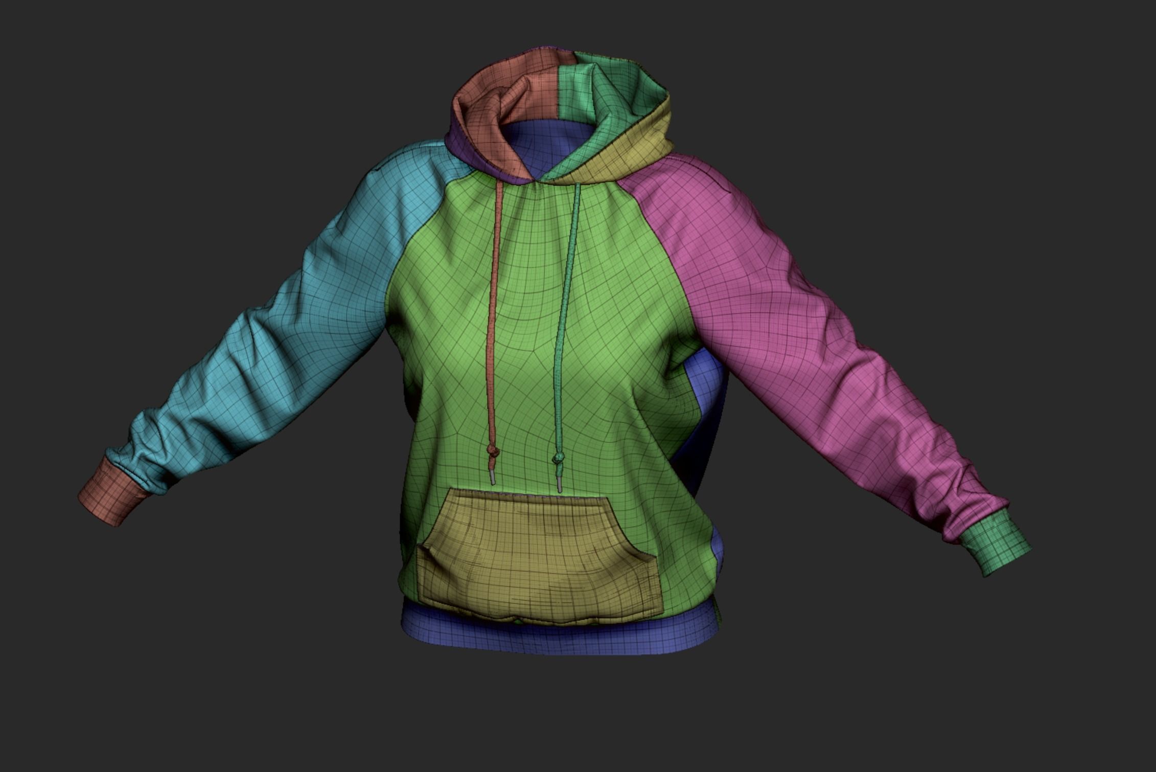 Hoodie 3D model_3