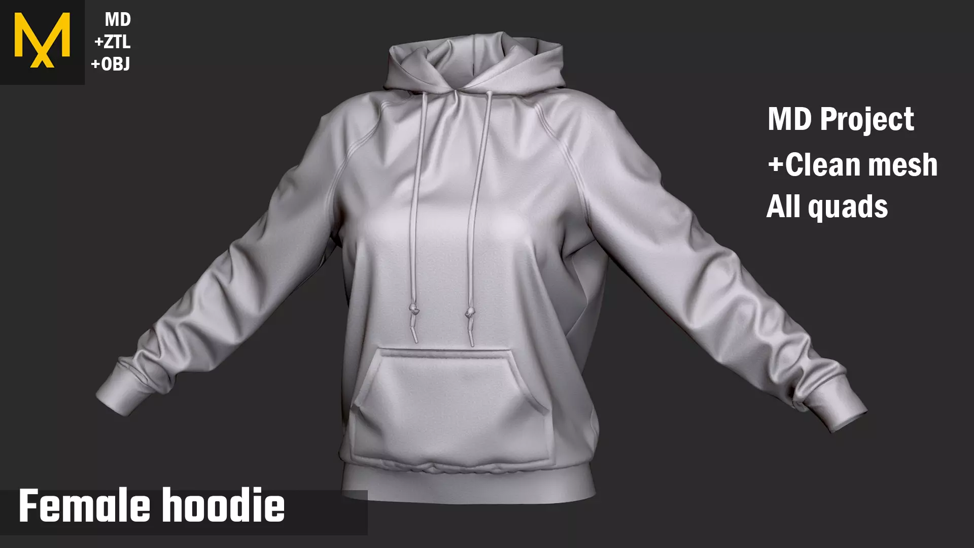 Hoodie 3D model_0