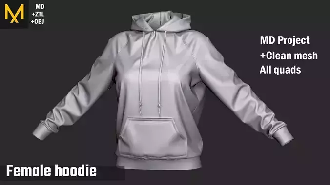 Hoodie 3D model
