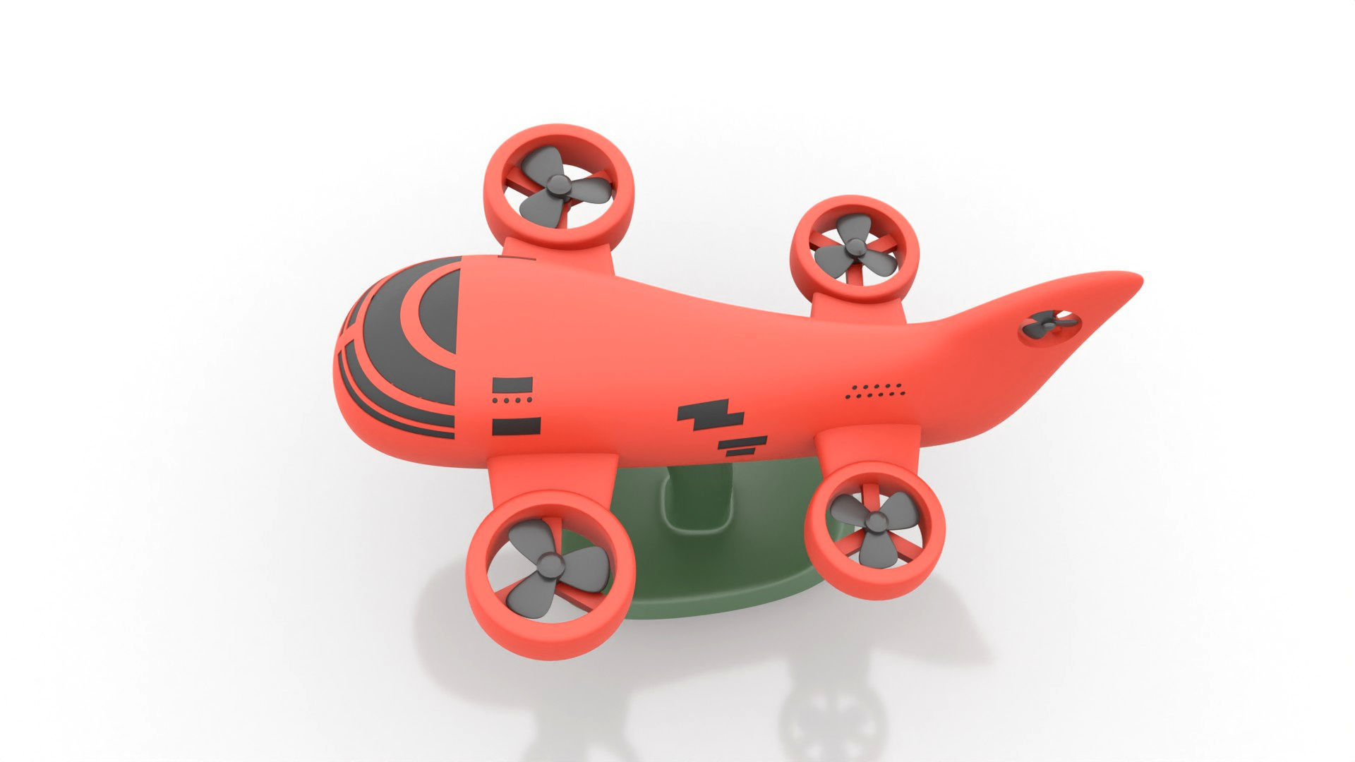 Toppat Clan airship 3D printable 3D print model_3